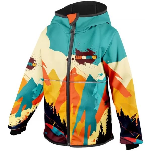  Gyermek softshell kabát WAMU MOUNTAIN BIKE SZÍNESEBB 