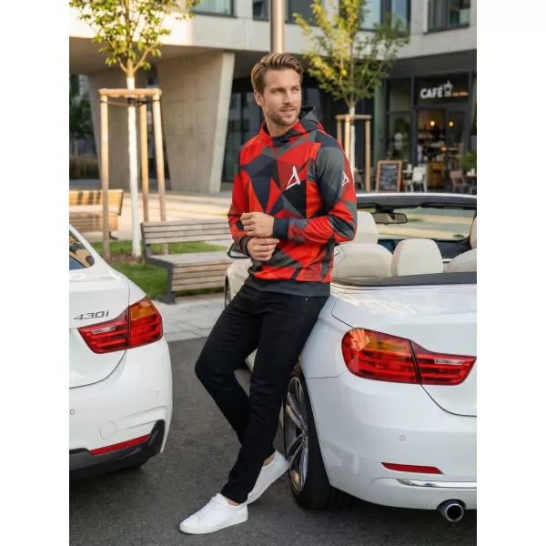  Prémium férfi pulóver ALTISPORT VOJ/ALM007MI01 PIROS 