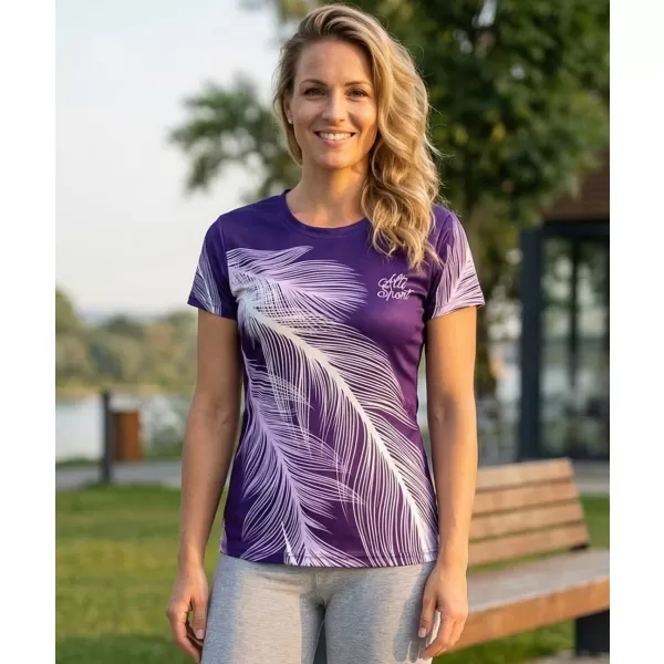  Prémium funkcionális női póló ALTISPORT VOJ/ALW001TR01 LILA 