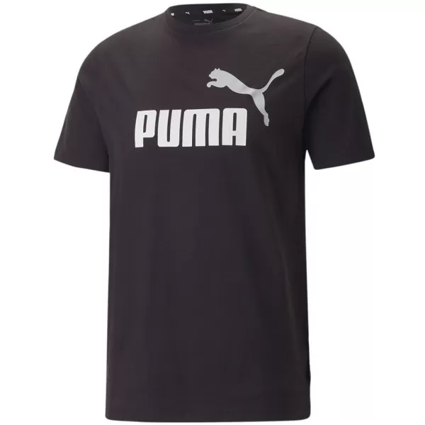  Férfi póló PUMA ESS+ 2 COL LOGO TEE 586759-61 FEKETE 