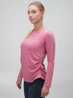 Női póló LOAP BAXANA CLW23146 RÓZSASZÍN
