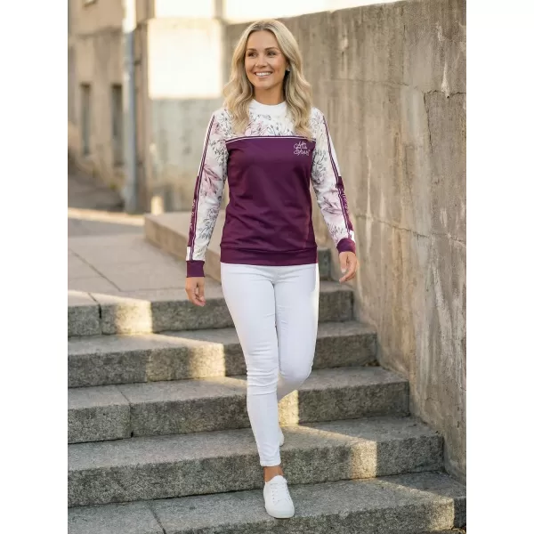  Női prémium pulóver ALTISPORT VOJ/ALW008MI01 BURGUNDIA 
