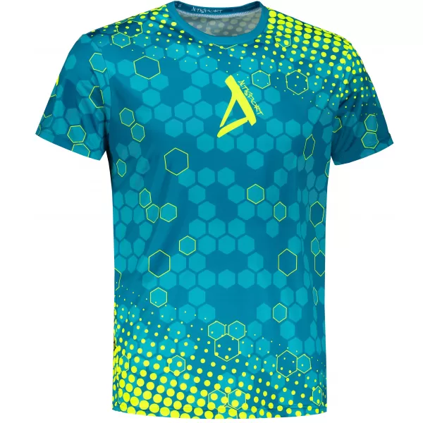  Férfi prémium funkcionális póló ALTISPORT VOJ/ALM005TR01 KEROZIN/SÁRGA 