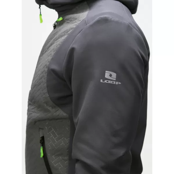  Férfi softshell kabát LOAP URELON OLM2312 SÖTÉTSZÜRKE 