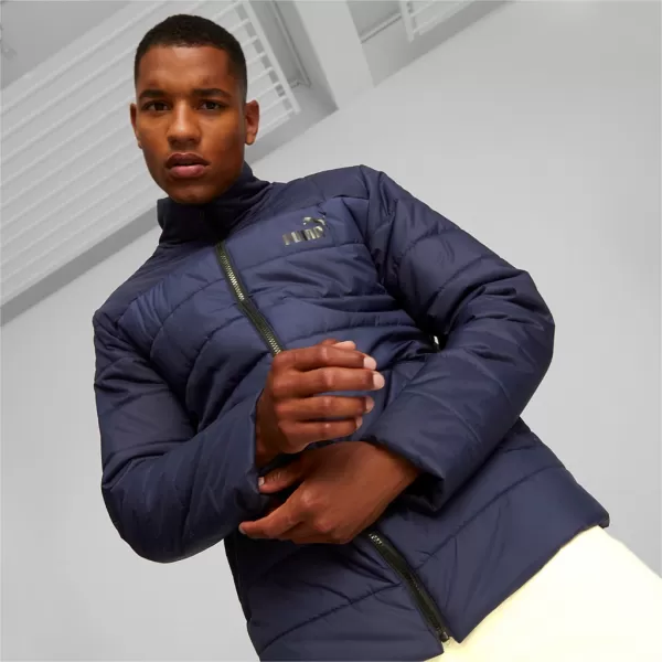  Férfi dzseki PUMA ESS+ PADDED JACKET 849349-06 KÉK 