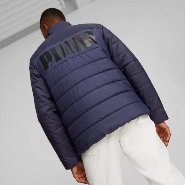  Férfi dzseki PUMA ESS+ PADDED JACKET 849349-06 KÉK 