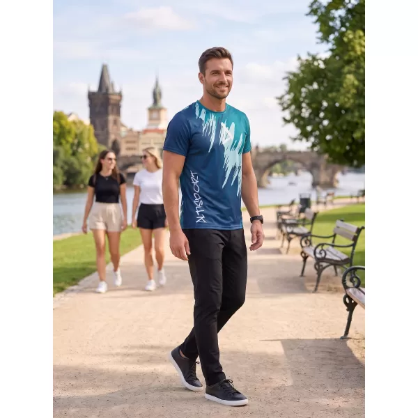  Férfi prémium funkcionális póló ALTISPORT VOJ/ALM006TR01 KEROZIN/KÉK 
