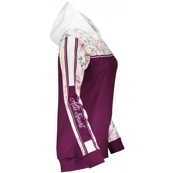  Női prémium pulóver ALTISPORT VOJ/ALW008MI01 BURGUNDIA 