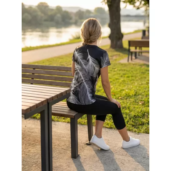  Prémium funkcionális női póló ALTISPORT VOJ/ALW001TR01 FEKETE SZÜRKE 