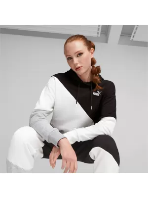 Női pulóver PUMA POWER CAT HOODIE TR 673977-51 FEKETE