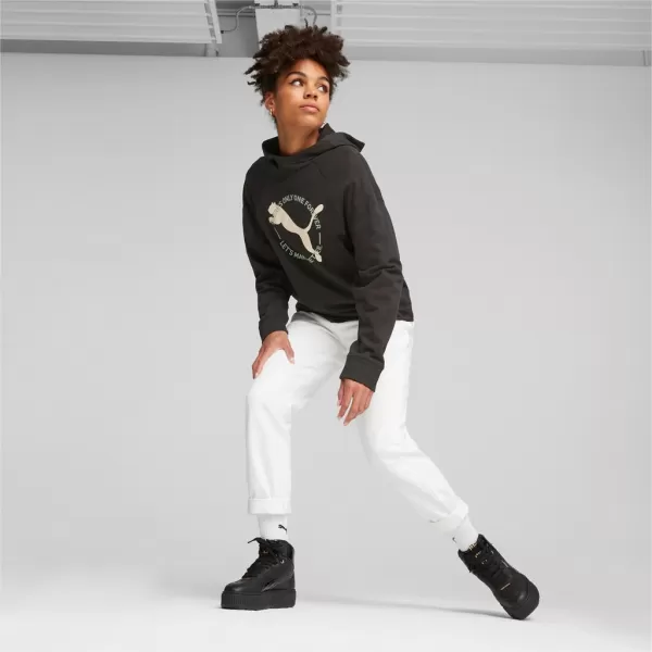  Női cipők PUMA KARMEN REBELLE MID WTR 387624-03 FEKETE 