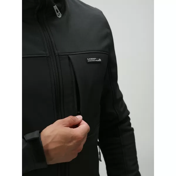  Férfi softshell kabát LOAP LUPRON OLM2307 SÖTÉTSZÜRKE 