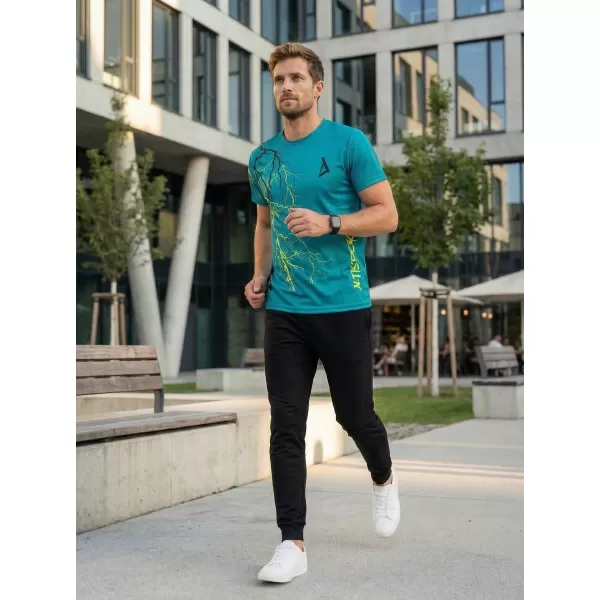  Prémium férfi póló ALTISPORT VOJ/ALM004TR01 KEROZIN/SÁRGA 