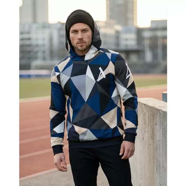  Prémium férfi pulóver ALTISPORT VOJ/ALM007MI01 SÖTÉTKÉK/BARNA 