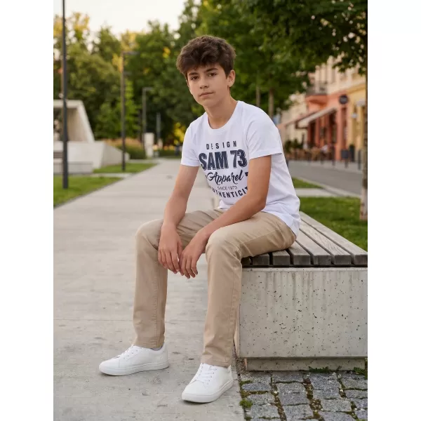  Fiú póló SAM 73 JANSON KT 504 FEHÉR 