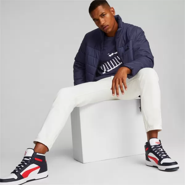  Férfi dzseki PUMA ESS+ PADDED JACKET 849349-06 KÉK 