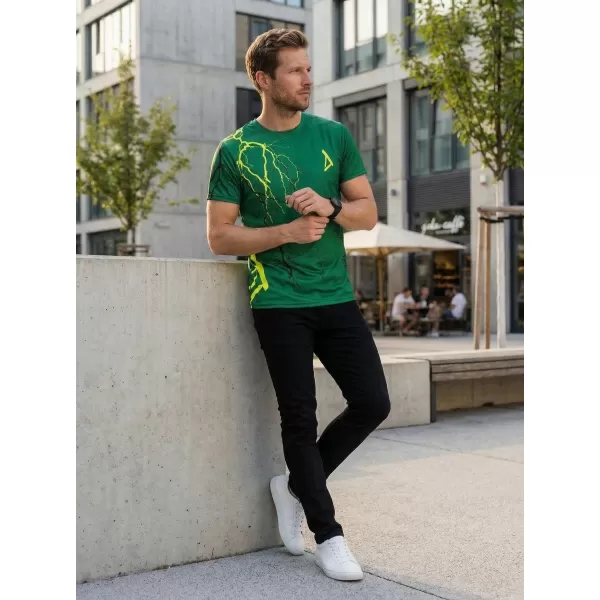  Prémium férfi póló ALTISPORT VOJ/ALM004TR01 ÜVEG ZÖLD 