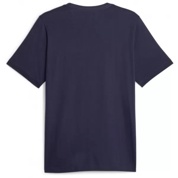  Férfi póló PUMA ESS+ 2 COL LOGO TEE 586759-07 KÉK 