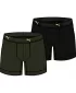 Férfi boxerek PUMA SPORT COTTON BOXER 2P 935521-06 BARNA