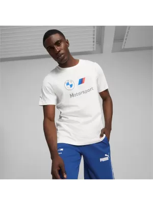 Férfi póló PUMA BMW MMS ESS LOGO TEE 621314-02 FEHÉR