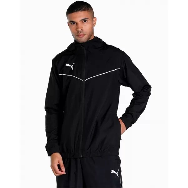  Férfi dzseki PUMA TEAMRISE ALL WEATHER JACKET 657396-03 FEKETE 
