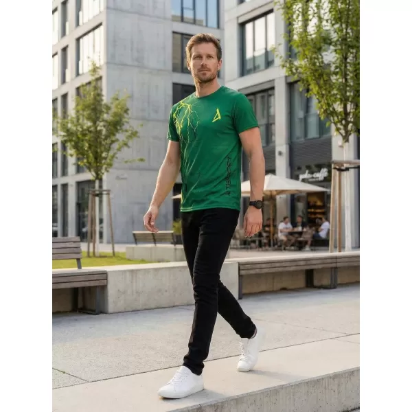  Prémium férfi póló ALTISPORT VOJ/ALM004TR01 ÜVEG ZÖLD 