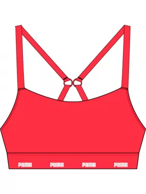 Női melltartó PUMA WOMEN CROSS-BACK BRALETTE 1P 938178-03 RÓZSASZÍN