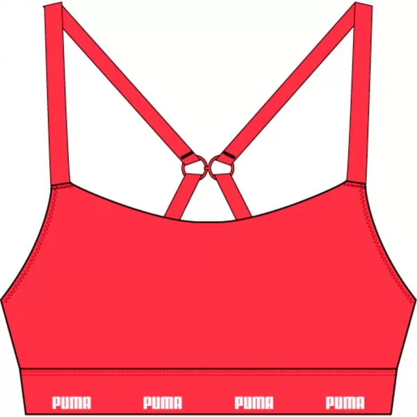  Női melltartó PUMA WOMEN CROSS-BACK BRALETTE 1P 938178-03 RÓZSASZÍN 