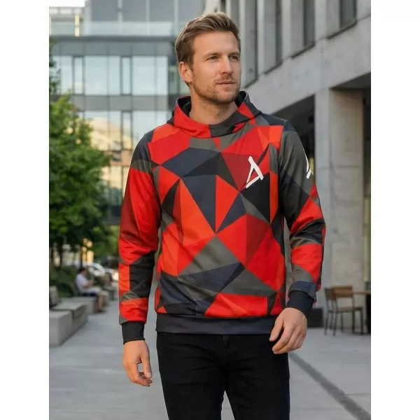  Prémium férfi pulóver ALTISPORT VOJ/ALM007MI01 PIROS 