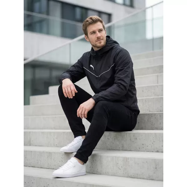  Férfi dzseki PUMA TEAMRISE ALL WEATHER JACKET 657396-03 FEKETE 