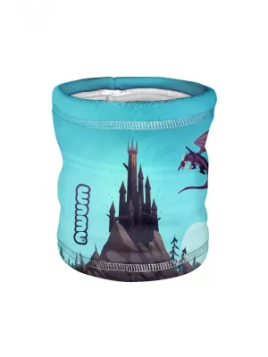 Gyermek polár nyakkendő WAMU DRAGON FANTASY KÉK