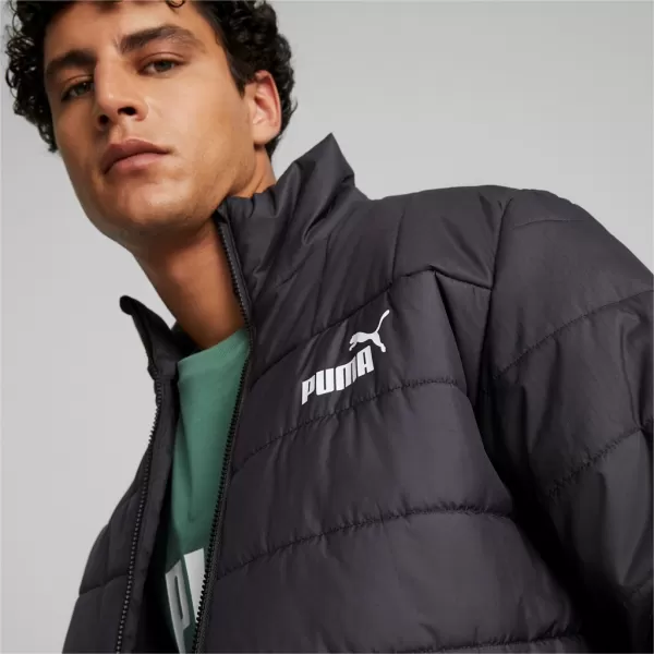  Férfi dzseki PUMA ESS+ PADDED JACKET 849349-01 FEKETE 