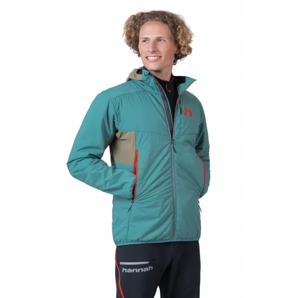  Férfi dzseki HANNAH KECHU HOODY OLAJKÉK/ÉGETETT OLÍVA 