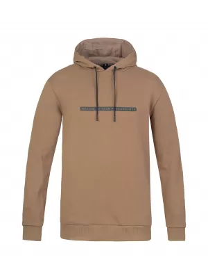 Férfi pulóver HANNAH SEYMORE HOODY KOKA MOKKA