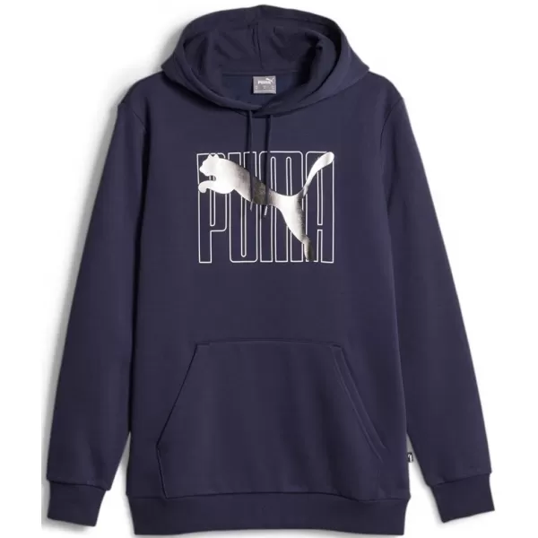  Férfi pulóver PUMA ESS+ LOGO LAB HOLIDAY HOODIE FL 675924-06 KÉK 