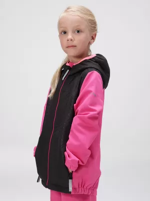 Gyermek softshell kabát LOAP URANIX OLK2307 RÓZSASZÍN