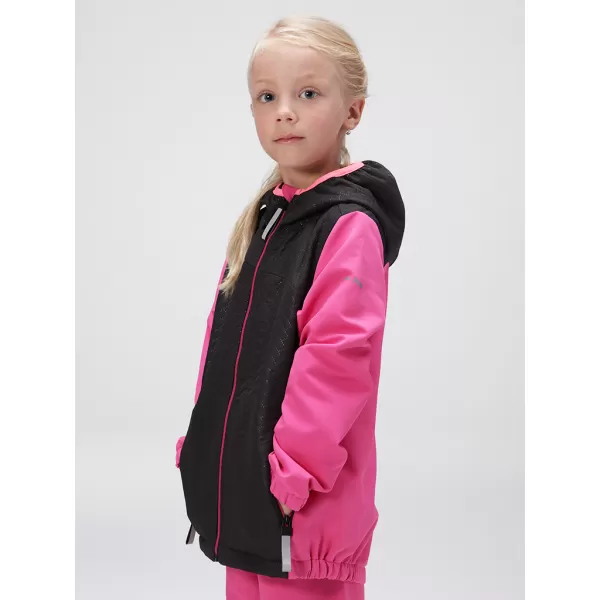  Gyermek softshell kabát LOAP URANIX OLK2307 RÓZSASZÍN 