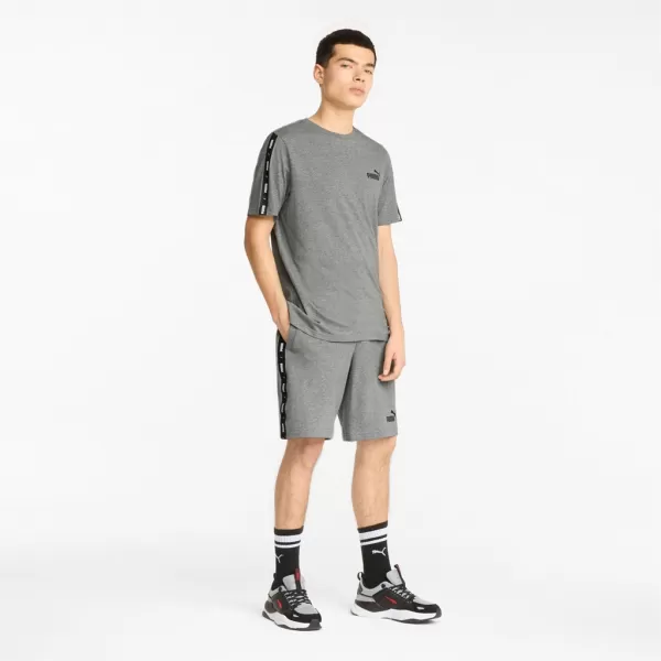  Férfi póló PUMA ESS+ TAPE TEE 847382-03 SZÜRKE 