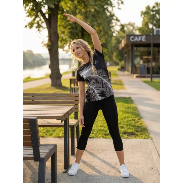  Prémium funkcionális női póló ALTISPORT VOJ/ALW001TR01 FEKETE SZÜRKE 