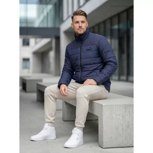  Férfi dzseki PUMA ESS+ PADDED JACKET 849349-06 KÉK 
