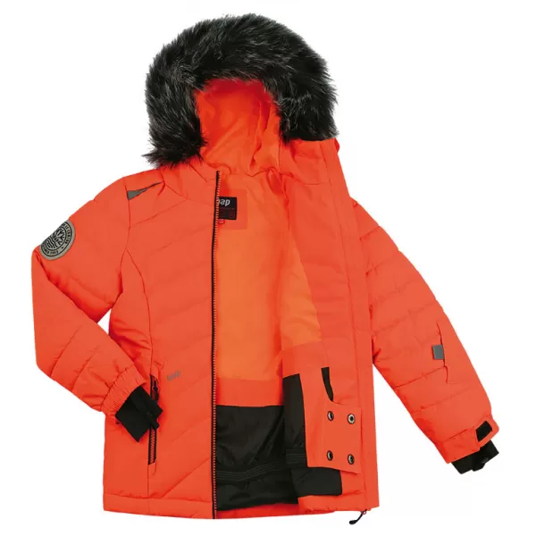  Gyermek téli kabát LOAP FULSACA OLK2321 NARANCS 