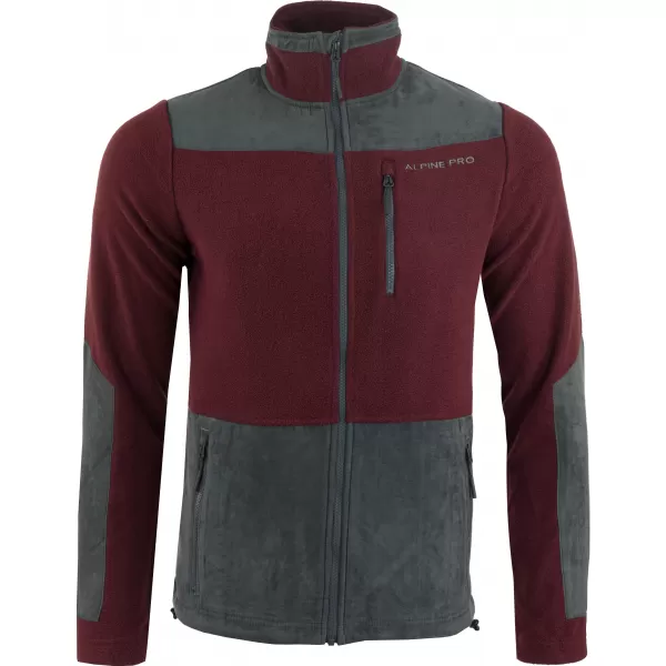  Gyapjú pulóver ALPINE PRO CLEW MSWB379 RÓZSASZÍN 