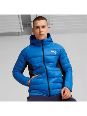 Férfi dzseki PUMA PACKLITE HOODED DOWN JACKET 849355-47 KÉK