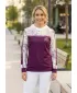 Női prémium pulóver ALTISPORT VOJ/ALW008MI01 BURGUNDIA