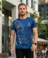 Prémium férfi póló ALTISPORT VOJ/ALM004TR01 SÖTÉTKÉK/BARNA