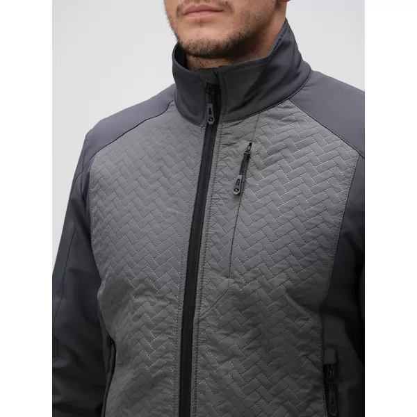  Férfi softshell kabát LOAP URVAL OLM2313 SÖTÉTSZÜRKE 