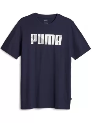 Férfi póló PUMA GRAPHICS WORDING TEE 677185-06 KÉK