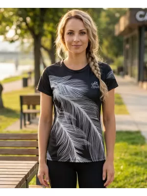 Prémium funkcionális női póló ALTISPORT VOJ/ALW001TR01 FEKETE SZÜRKE