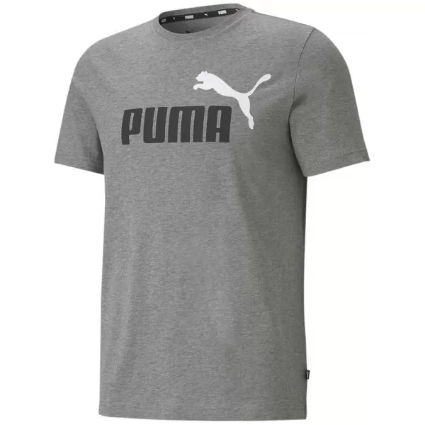  Férfi póló PUMA ESS+ 2 COL LOGO TEE 586759-03 SZÜRKE 