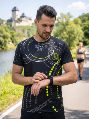 Prémium férfi póló ALTISPORT VOJ/ALM003TR01 FEKETE ÉS SÁRGA